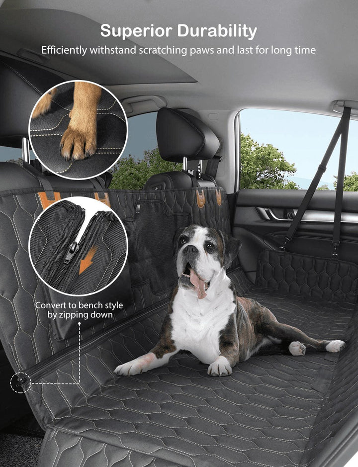 Dog car seat cover durable and scratch-proof